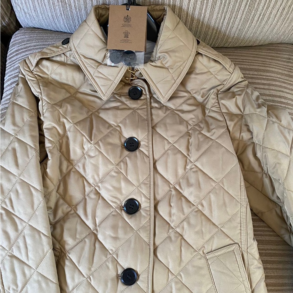 Burberry Frankby Quilted Jacket In Canvas Size M - Picture 4 of 7